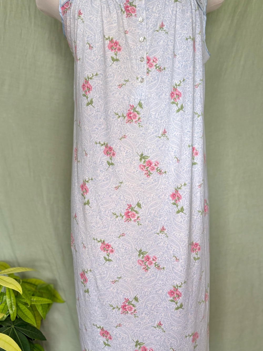 Blue Paisley & Floral Chemise #cottagecore #girlhoodcore